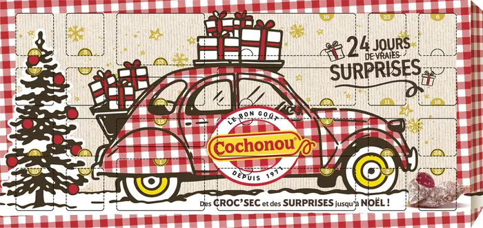 Calendrier de l'avent saucisson Cochonou 2026