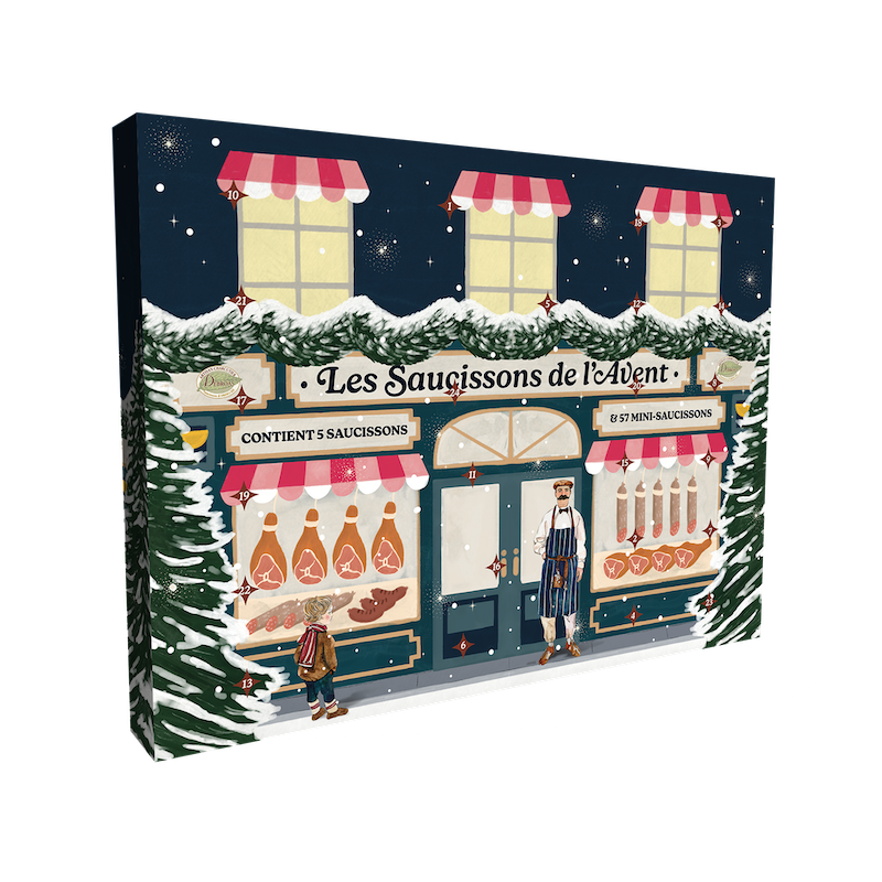 Calendrier de l'avent saucisson artisanal