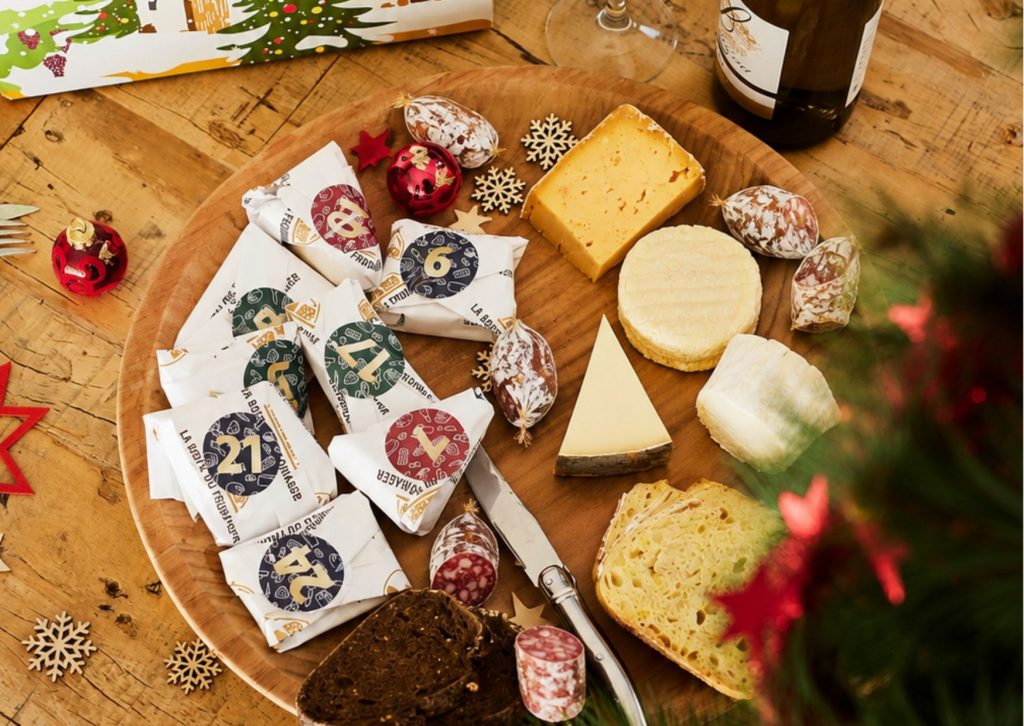 Calendrier de l'avent saucisson et fromage La Belle Fromagerie 2026